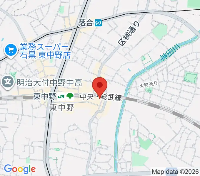 ボイストレーニング・レイクラブの地図