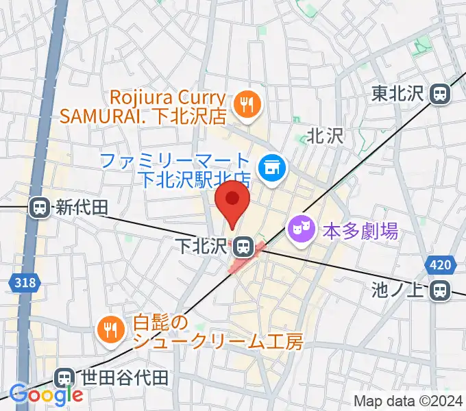 アルパ教室アルモニコの地図