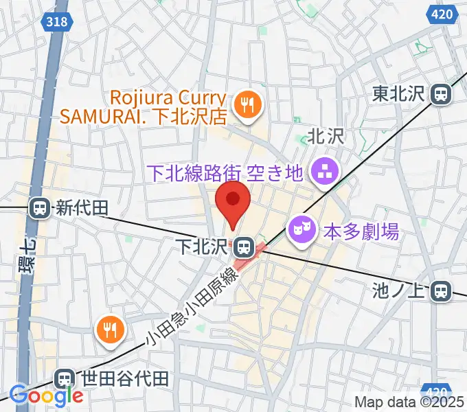 アルパ教室アルモニコの地図