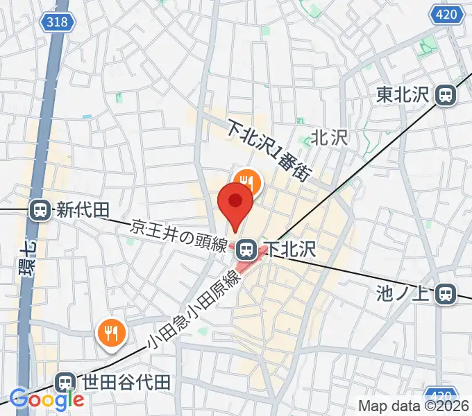 アルパ教室アルモニコの地図