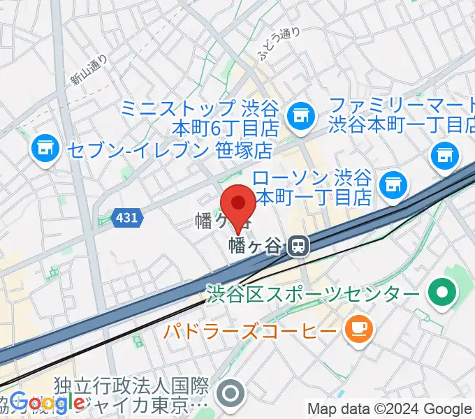 音楽学校アン・ミュージック・スクールの地図