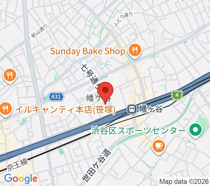 音楽学校アン・ミュージック・スクールの地図