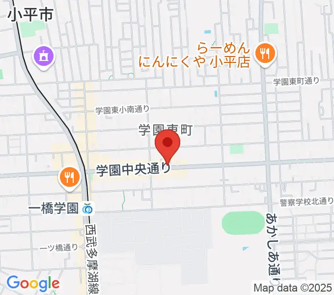 一橋学園ピアノ教室の地図