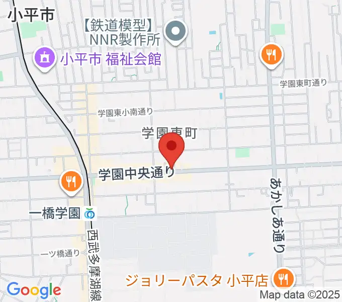 一橋学園ピアノ教室の地図