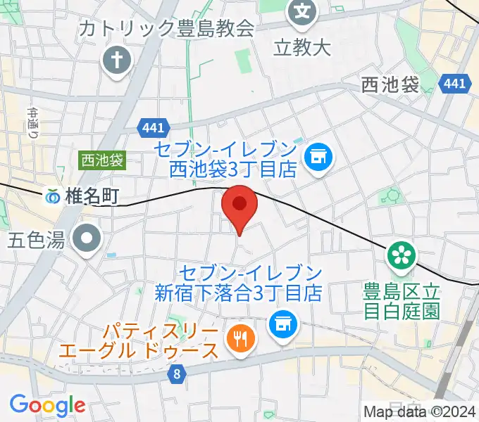 ソルフェージスクールの地図