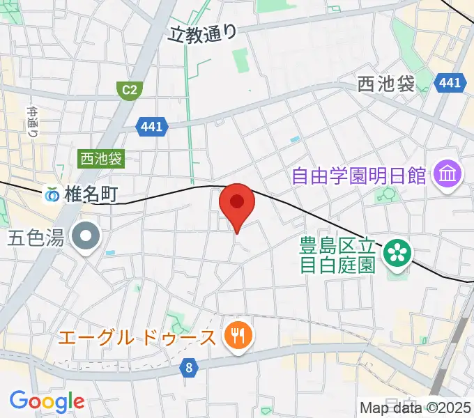 ソルフェージスクールの地図