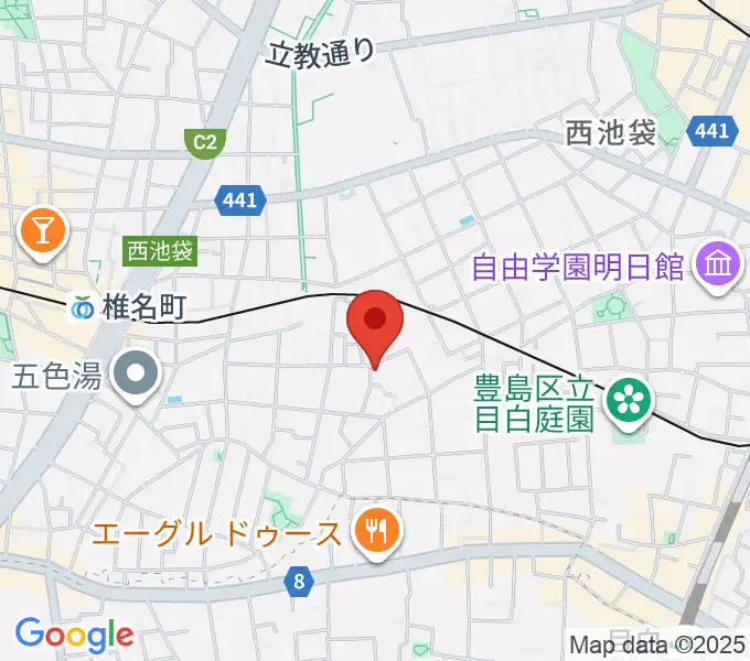 ソルフェージスクールの地図