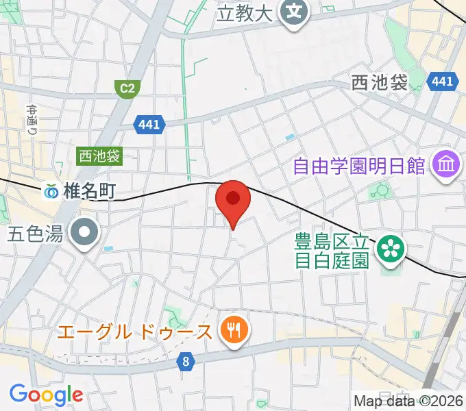 ソルフェージスクールの地図
