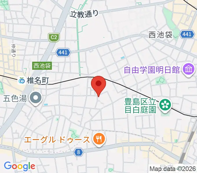 ソルフェージスクールの地図
