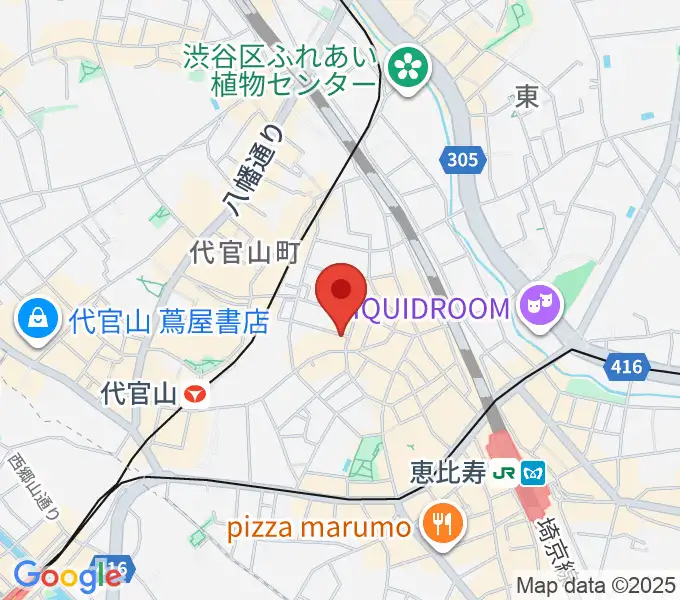 ゴーストノートレコーズの地図