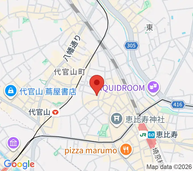 ゴーストノートレコーズの地図
