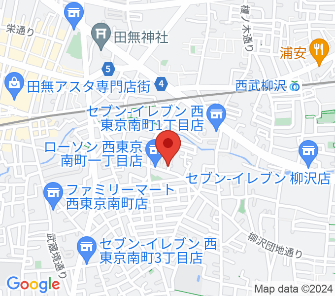 西東京市しゃちギター教室の場所