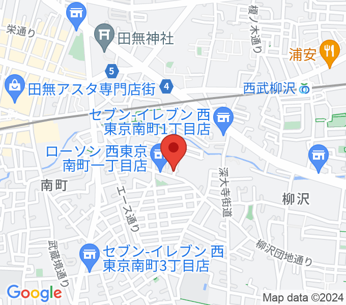 西東京市しゃちギター教室の場所
