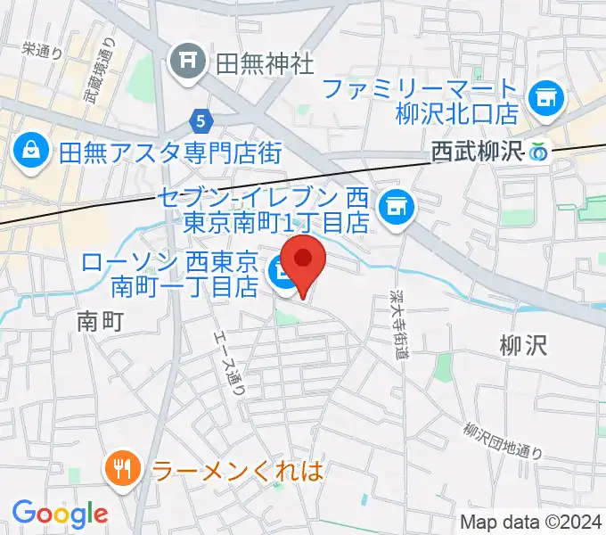 シャチギター教室の地図