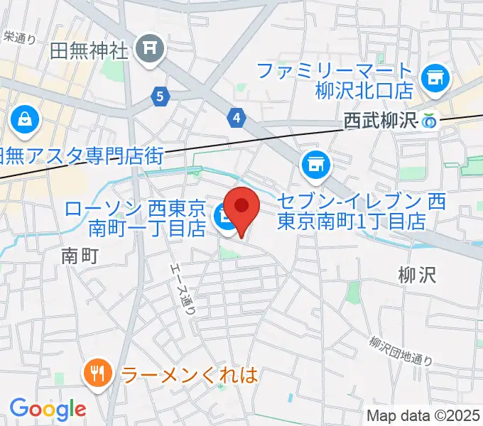 シャチギター教室の地図
