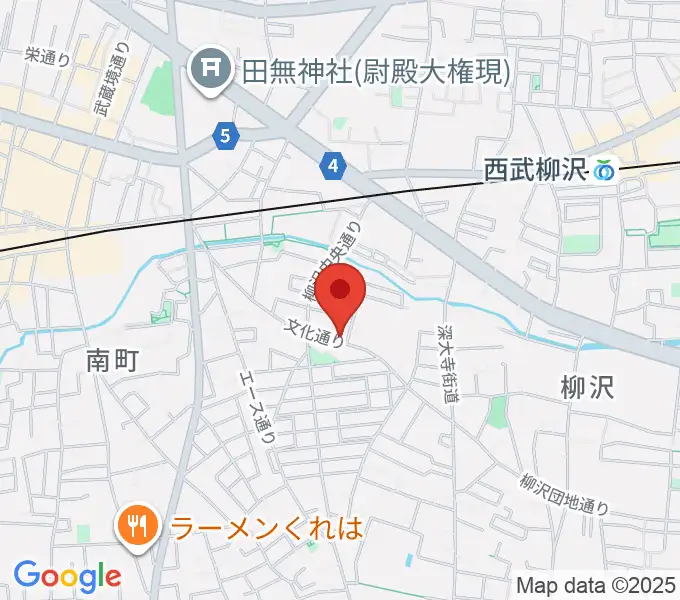 シャチギター教室の地図