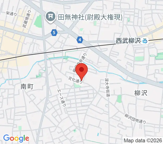 シャチギター教室の地図