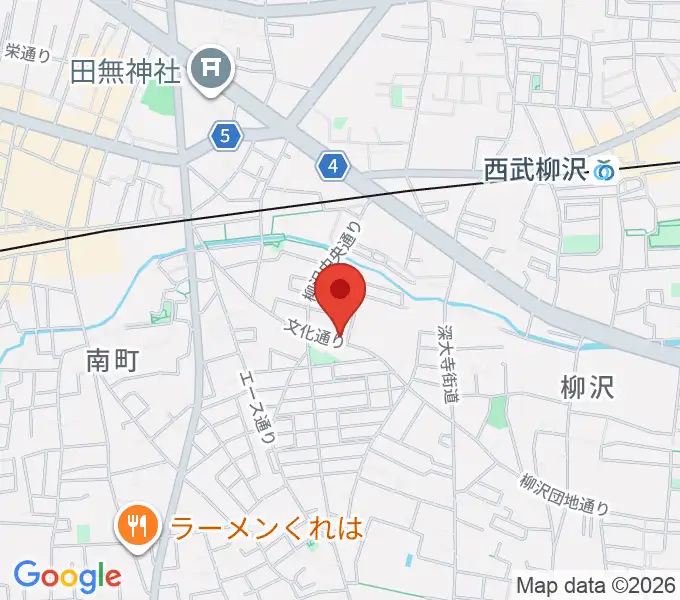 シャチギター教室の地図