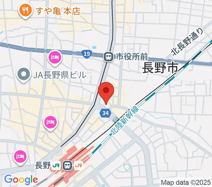アイミュージックスクールの地図