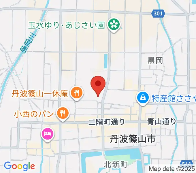 ピアノ専科の地図