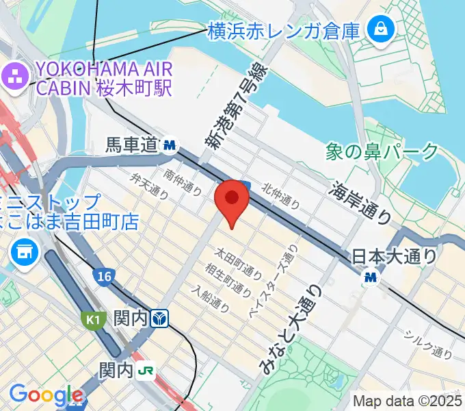 弁天スタジオの地図