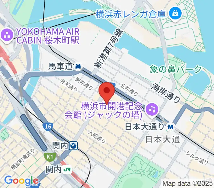 弁天スタジオの地図