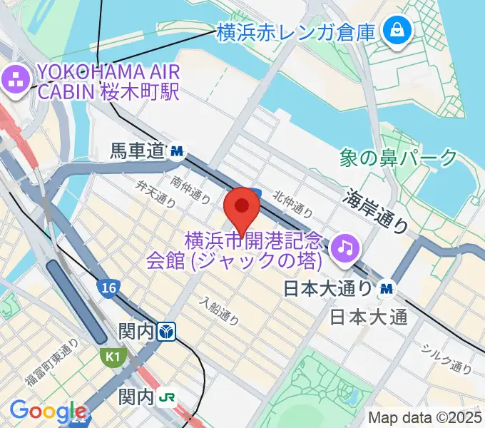弁天スタジオの地図