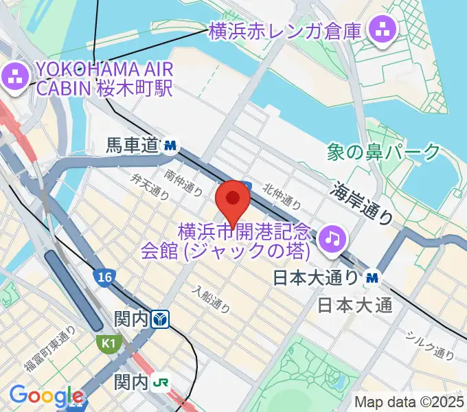弁天スタジオの地図