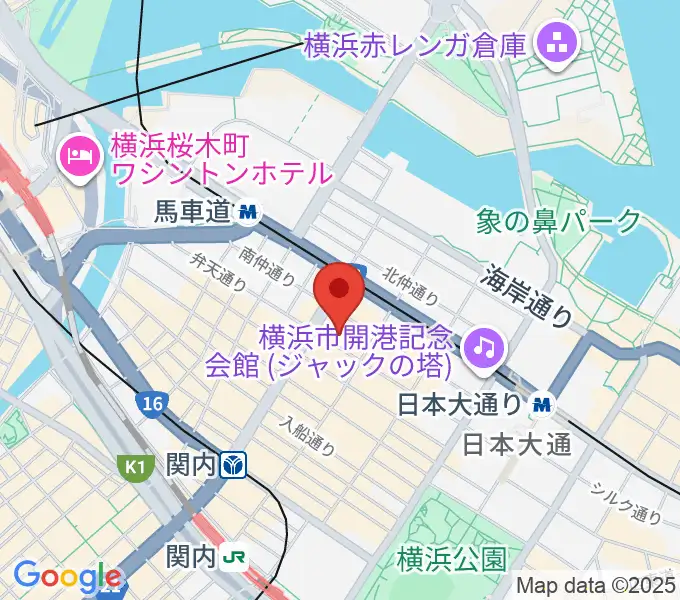 弁天スタジオの地図