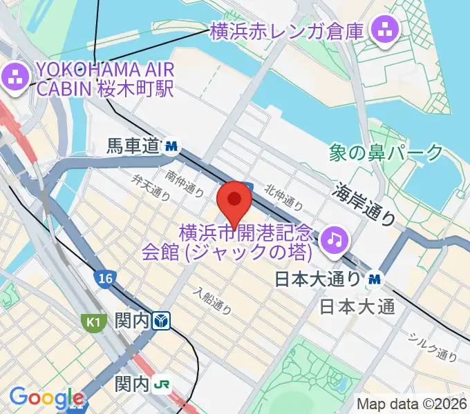 弁天スタジオの地図