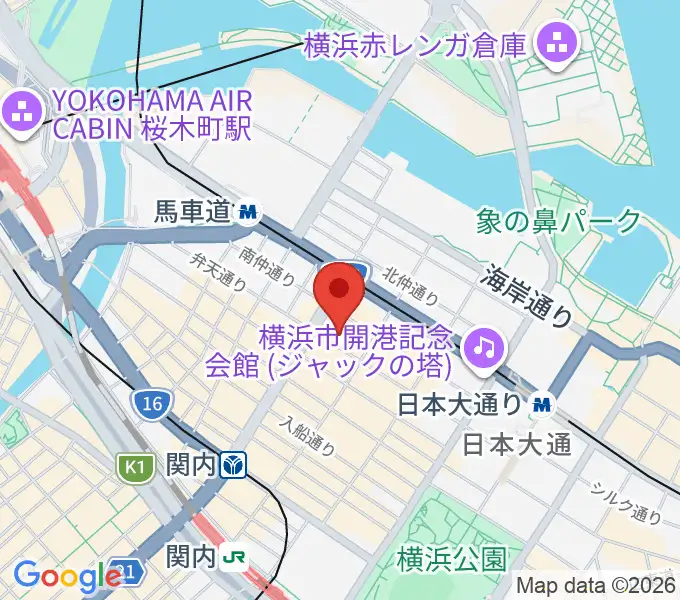 弁天スタジオの地図