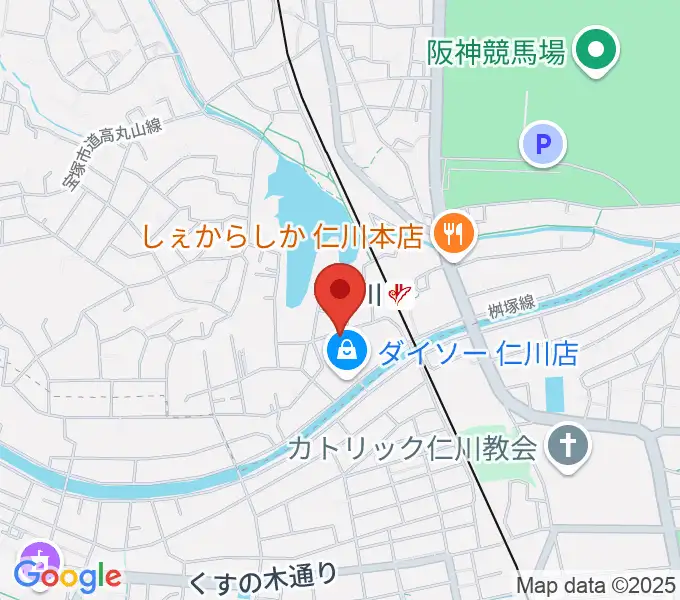 秋谷ミュージックアートの地図