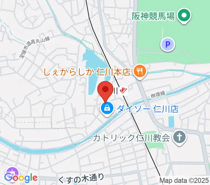 秋谷ミュージックアートの地図