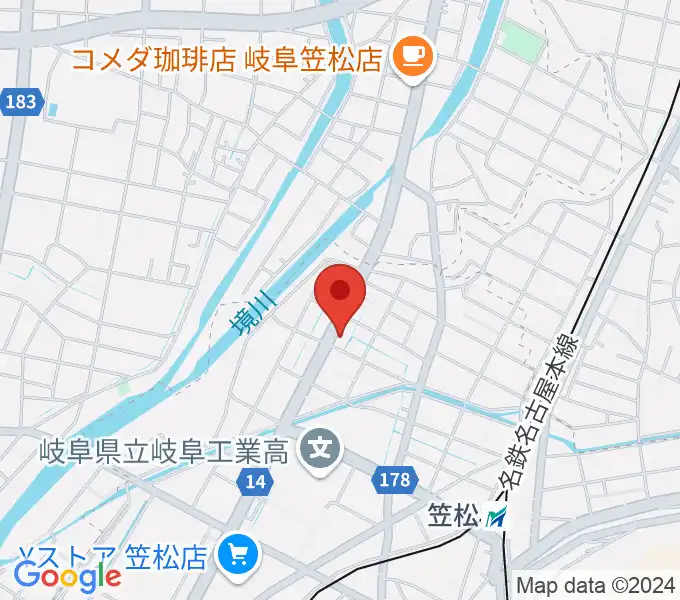 関根希美子音楽研究会の地図