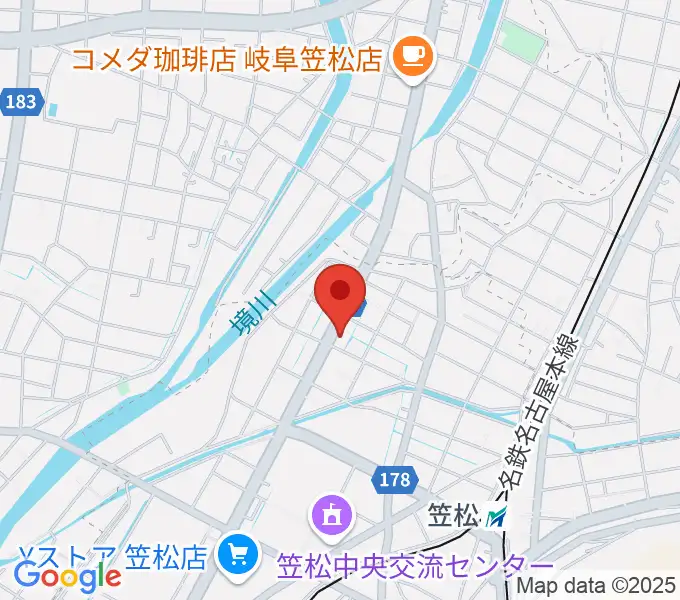 関根希美子音楽研究会の地図