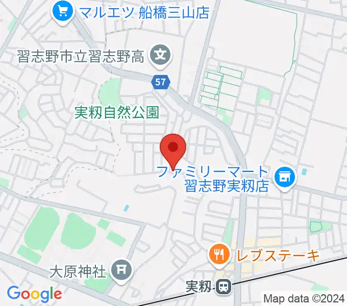 ギター1曲マスター教室の地図