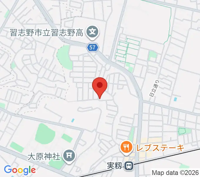 ギター1曲マスター教室の地図
