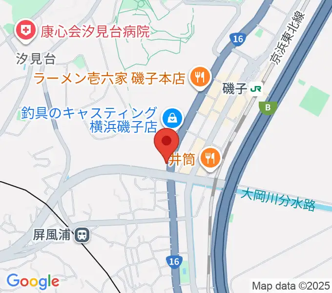 陳臻による二胡教室の地図