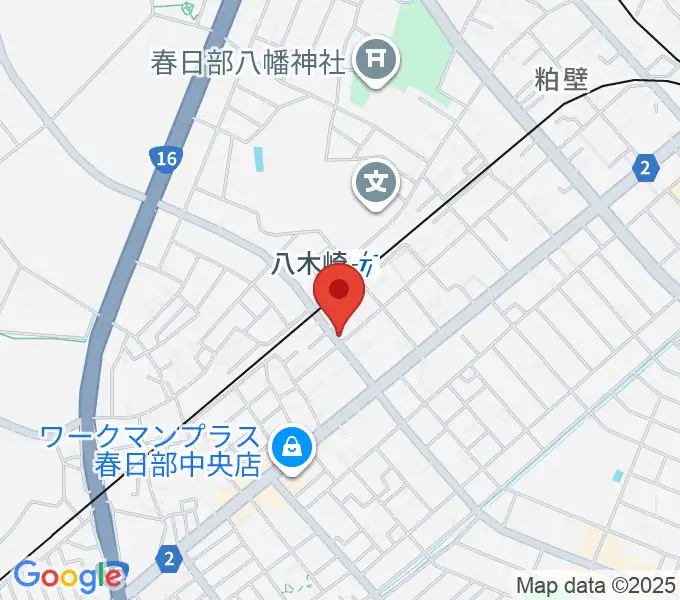 サキ・ミュージックの地図