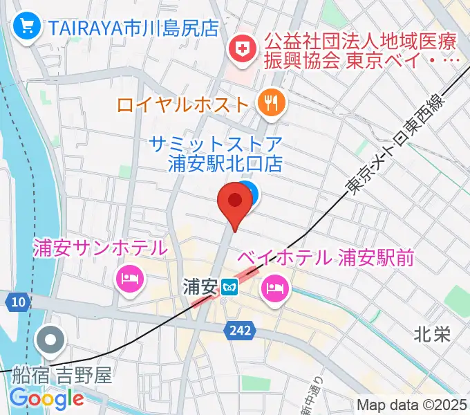 モア東京ボーカル教室 浦安駅校の地図