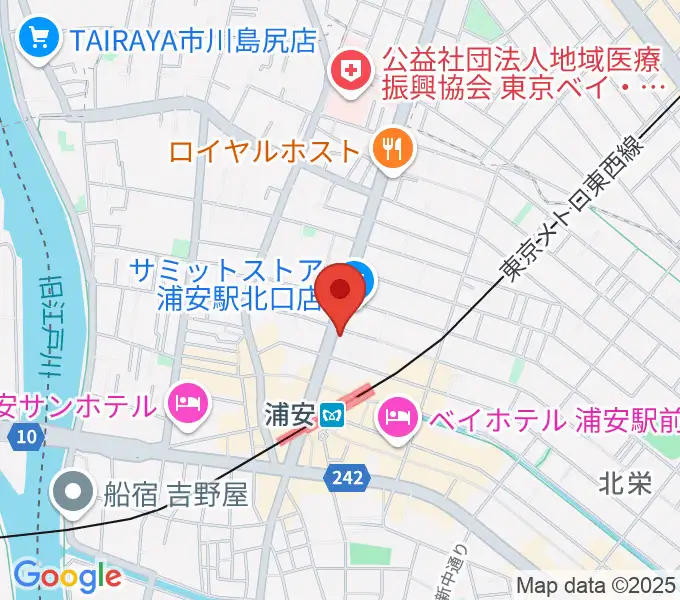 モア東京ボーカル教室 浦安駅校の地図