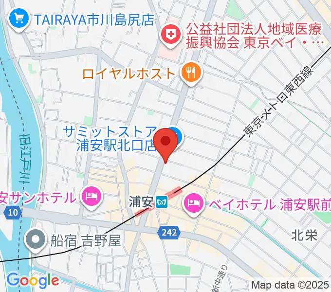 モア東京ボーカル教室 浦安駅校の地図