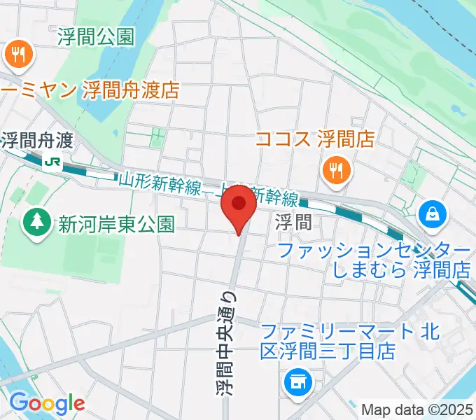 メロディー音楽教室の地図