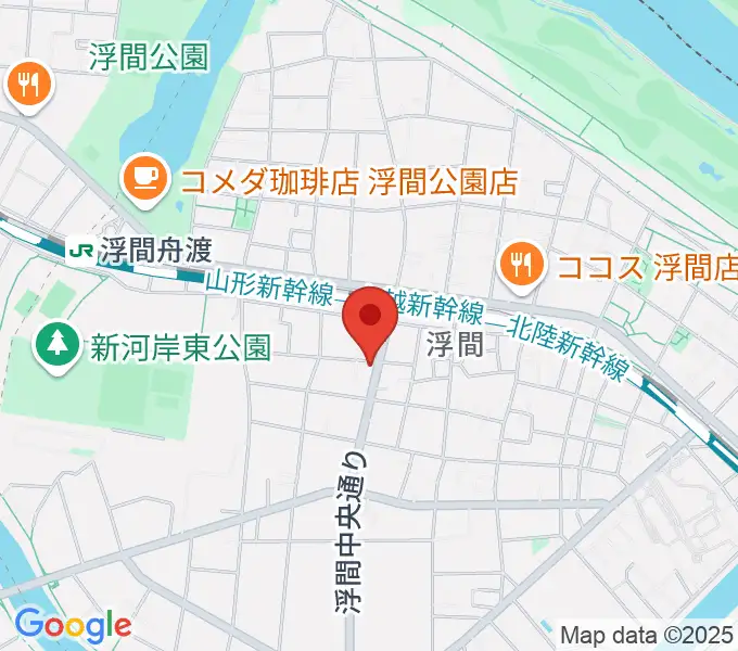 メロディー音楽教室の地図