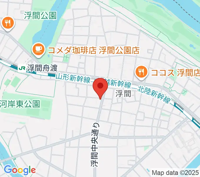 メロディー音楽教室の地図