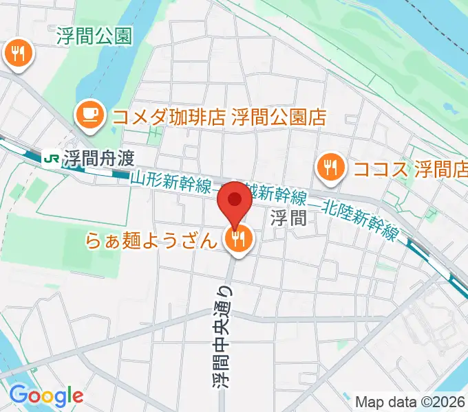 メロディー音楽教室の地図