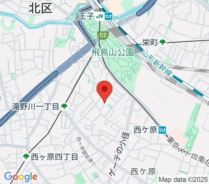 飛鳥音楽学園の地図