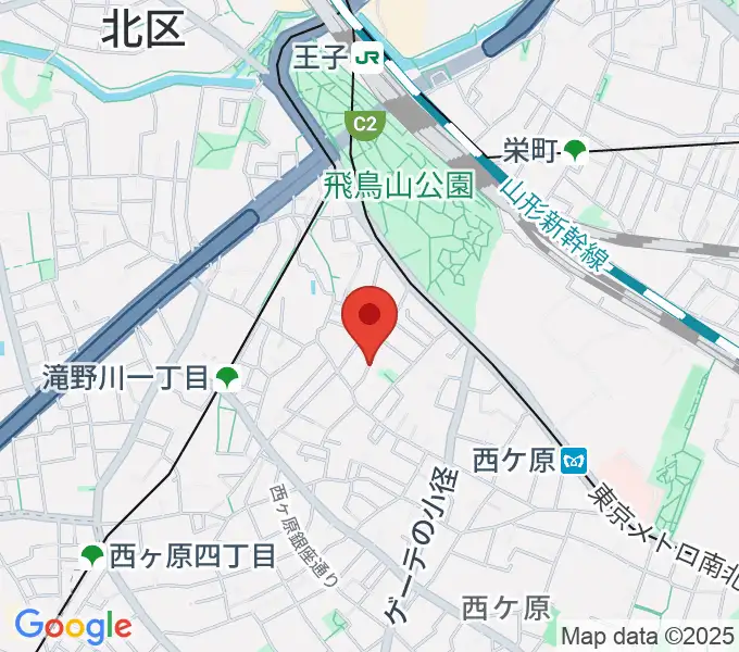 飛鳥音楽学園の地図