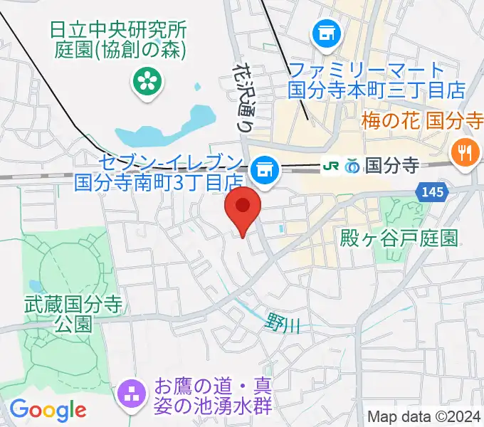 カルド音楽教室の地図