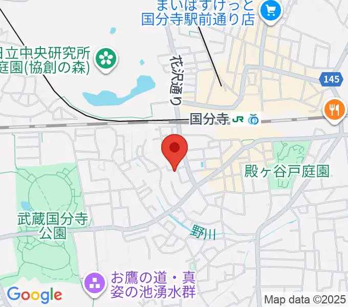 カルド音楽教室の地図